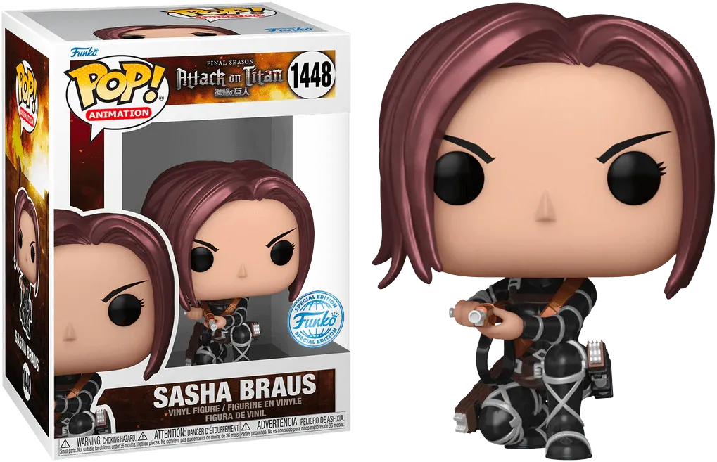 FUN73532 Attack on Titan - Sasha Braus US Exclusive Metallic Pop! Vinyl [RS] - Funko - Titan Pop Culture