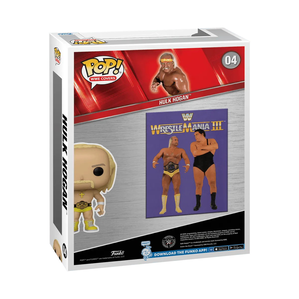 FUN73575 WWE - Hulk vs Andre - Hulk Hogan US Exclusive Pop! Cover [RS] - Funko - Titan Pop Culture
