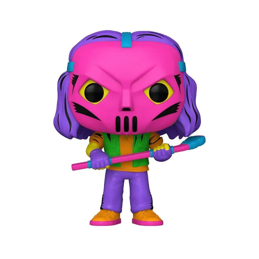 FUN73617 Teenage Mutant Ninja Turtles (Comic) - Casey Jones US Exclusive Blacklight Pop! Vinyl [RS] - Funko - Titan Pop Culture