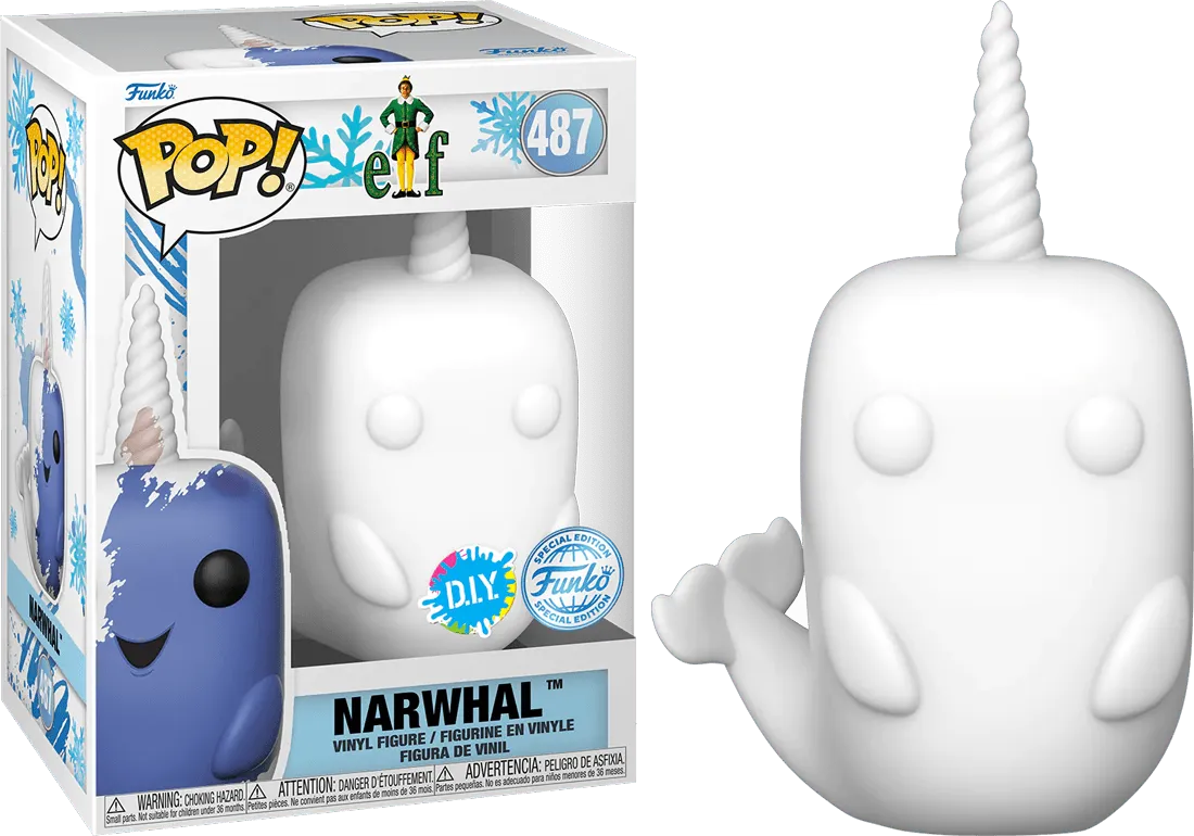 FUN73920 Elf - Narwhal US Exclusive DIY Pop! Vinyl [RS] - Funko - Titan Pop Culture
