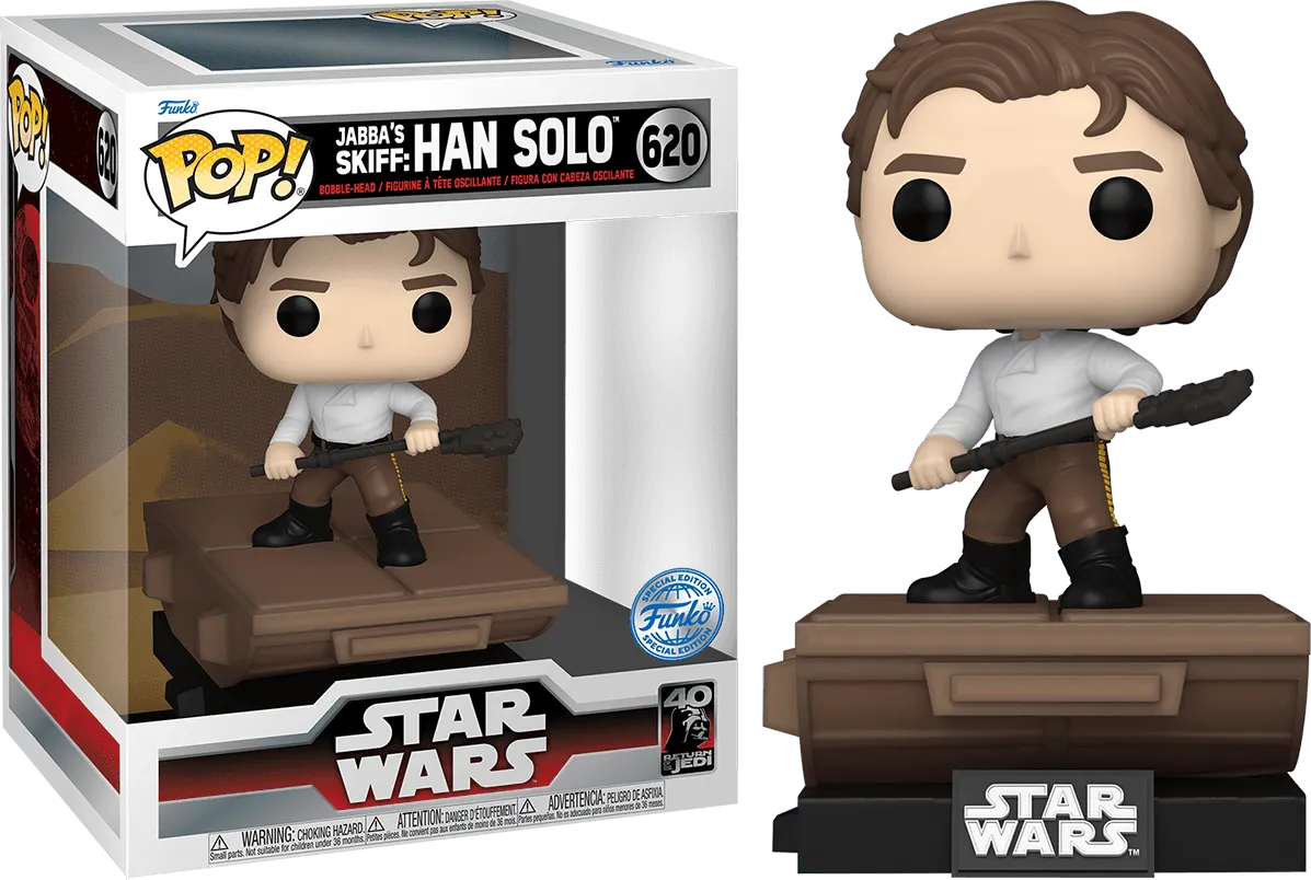 FUN73940 Star Wars: Return of the Jedi - Han Solo US Exclusive Build-A-Scene Pop! Deluxe [RS] - Funko - Titan Pop Culture