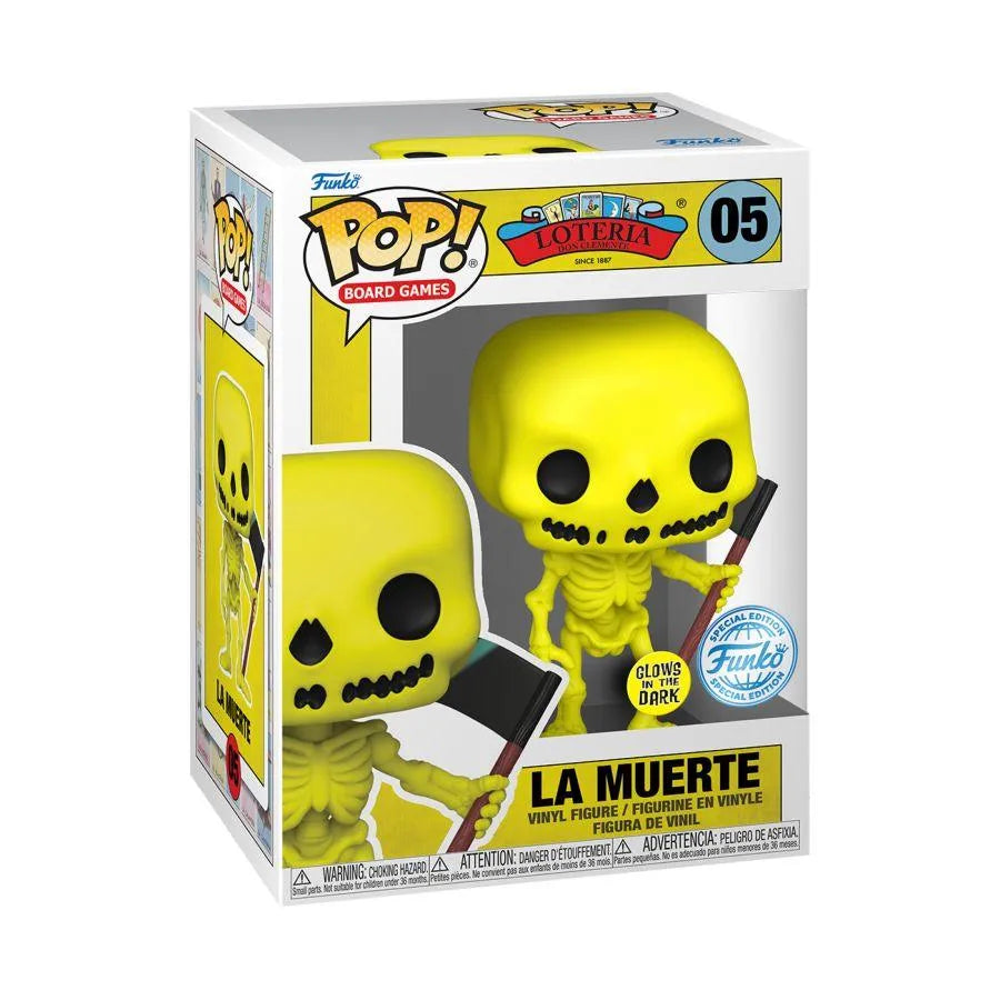 FUN74113 Loteria - La Muerte US Exclusive Glow Pop! Vinyl [RS] - Funko - Titan Pop Culture
