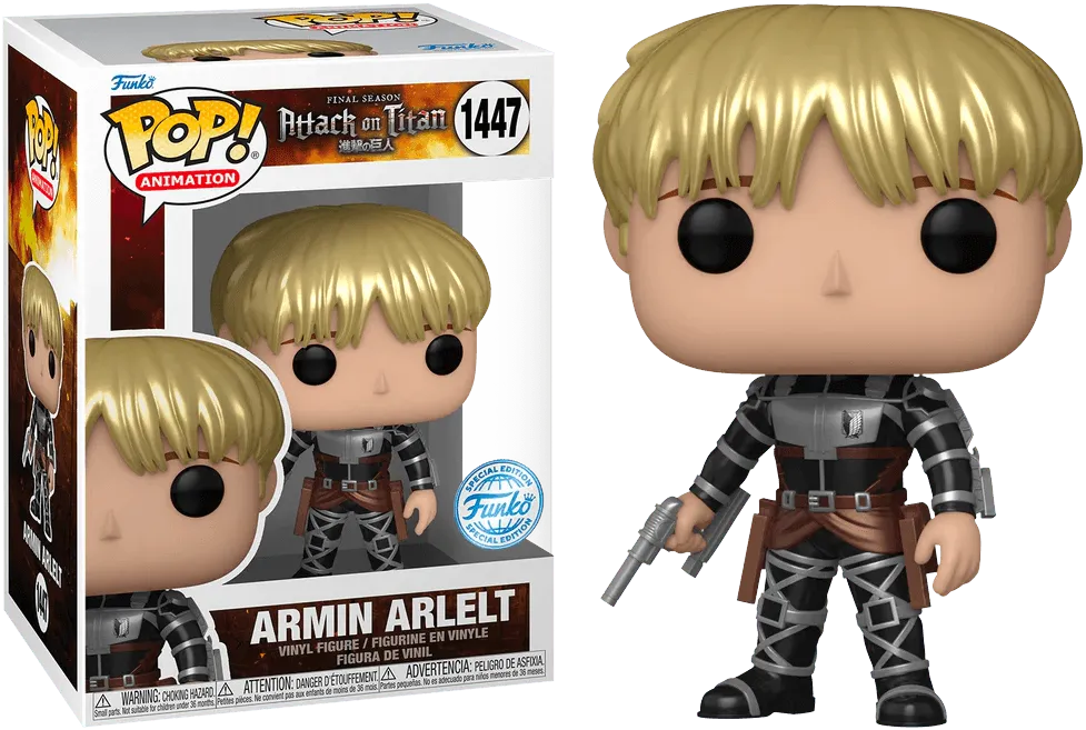 FUN74184 Attack on Titan - Armin Arlert US Exclusive Metallic Pop! Vinyl [RS] - Funko - Titan Pop Culture