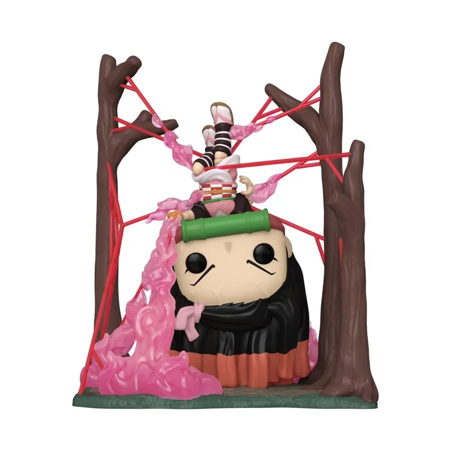 FUN74185 Demon Slayer - Nezuko in Web US Exclusive Glow Pop! Deluxe [RS] - Funko - Titan Pop Culture