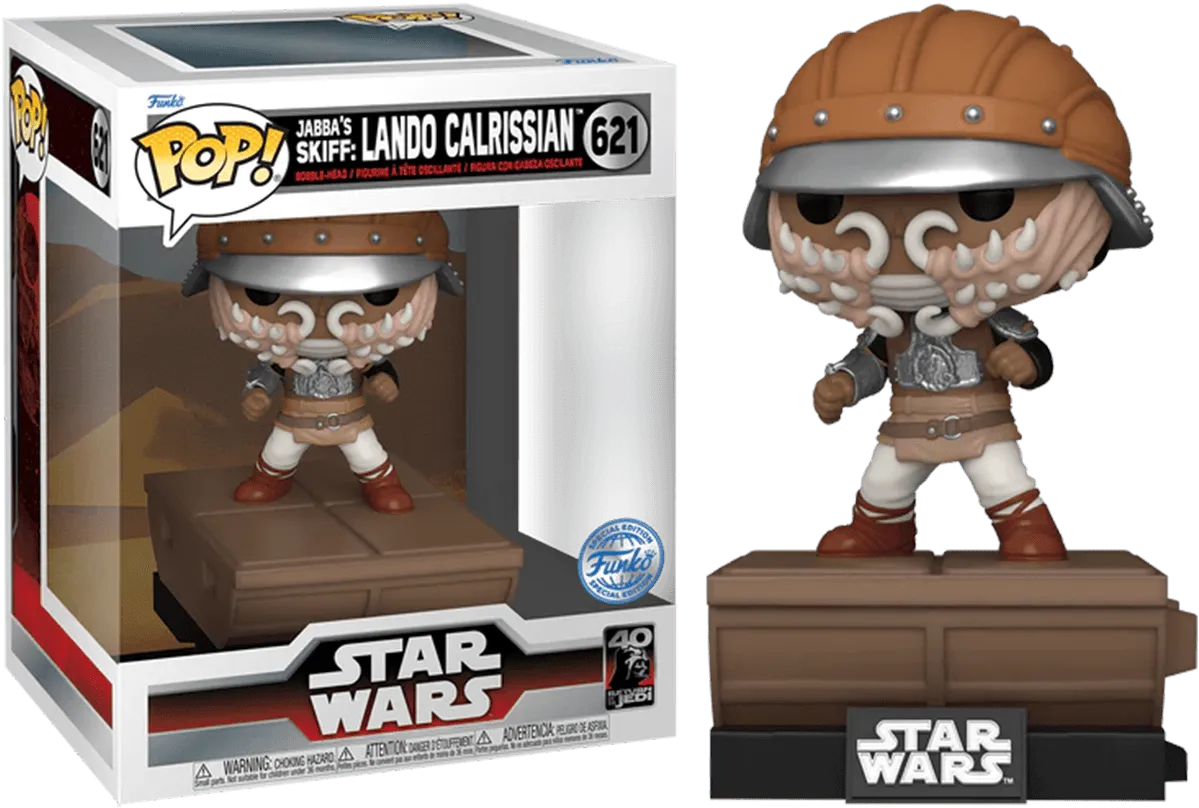 FUN74438 Star Wars: Return of the Jedi - Lando Calrissian US Exclusive Build-A-Scene Pop! Deluxe [RS] - Funko - Titan Pop Culture