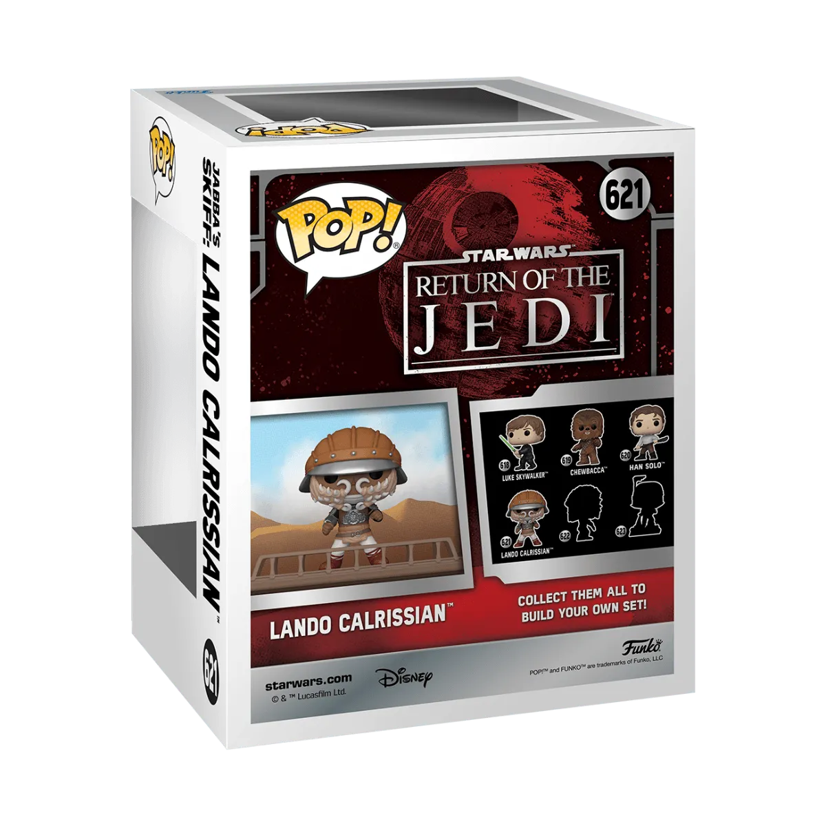 FUN74438 Star Wars: Return of the Jedi - Lando Calrissian US Exclusive Build-A-Scene Pop! Deluxe [RS] - Funko - Titan Pop Culture