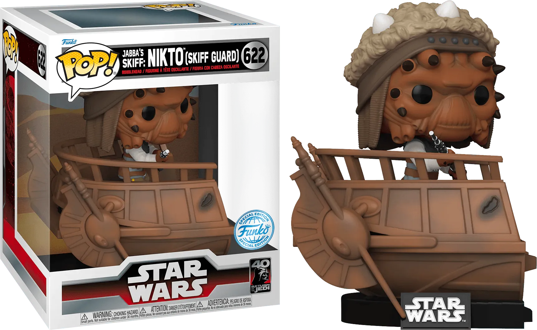 FUN74439 Star Wars: Return of The Jedi - Nikto US Exclusive Build-A-Scene Pop! Deluxe [RS] - Funko - Titan Pop Culture