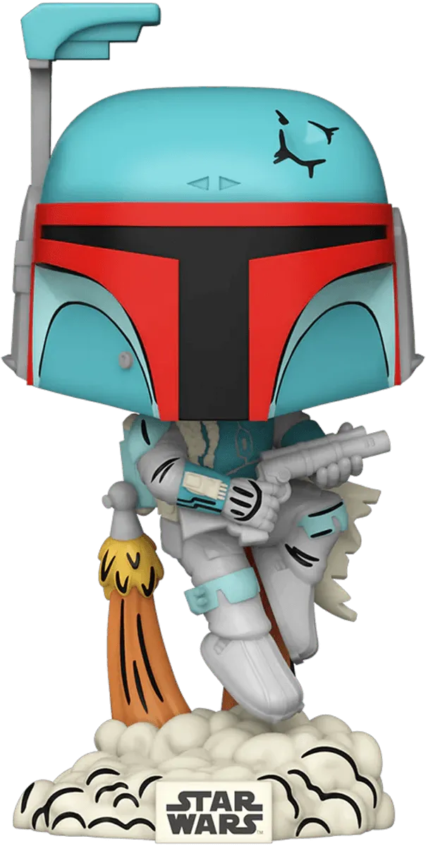 FUN74476 Star Wars: D100 - Boba Fett Retro Reimagined Pop! Vinyl [RS] - Funko - Titan Pop Culture