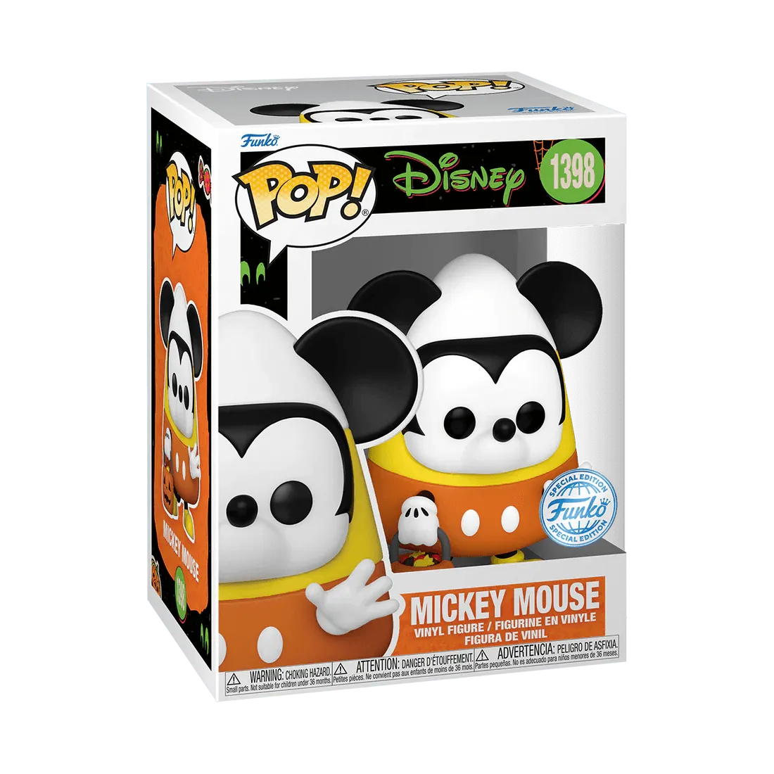 FUN74706 Disney - Mickey Mouse Candy Corn US Exclusive Pop! Vinyl [RS] - Funko - Titan Pop Culture