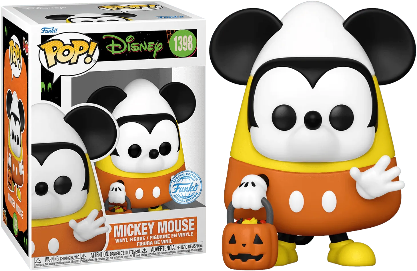 FUN74706 Disney - Mickey Mouse Candy Corn US Exclusive Pop! Vinyl [RS] - Funko - Titan Pop Culture