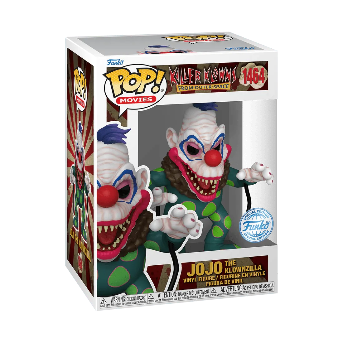 FUN74715 Killer Klowns - Jojo with Strings US Exclusive Pop! Vinyl [RS] - Funko TBA - Titan Pop Culture