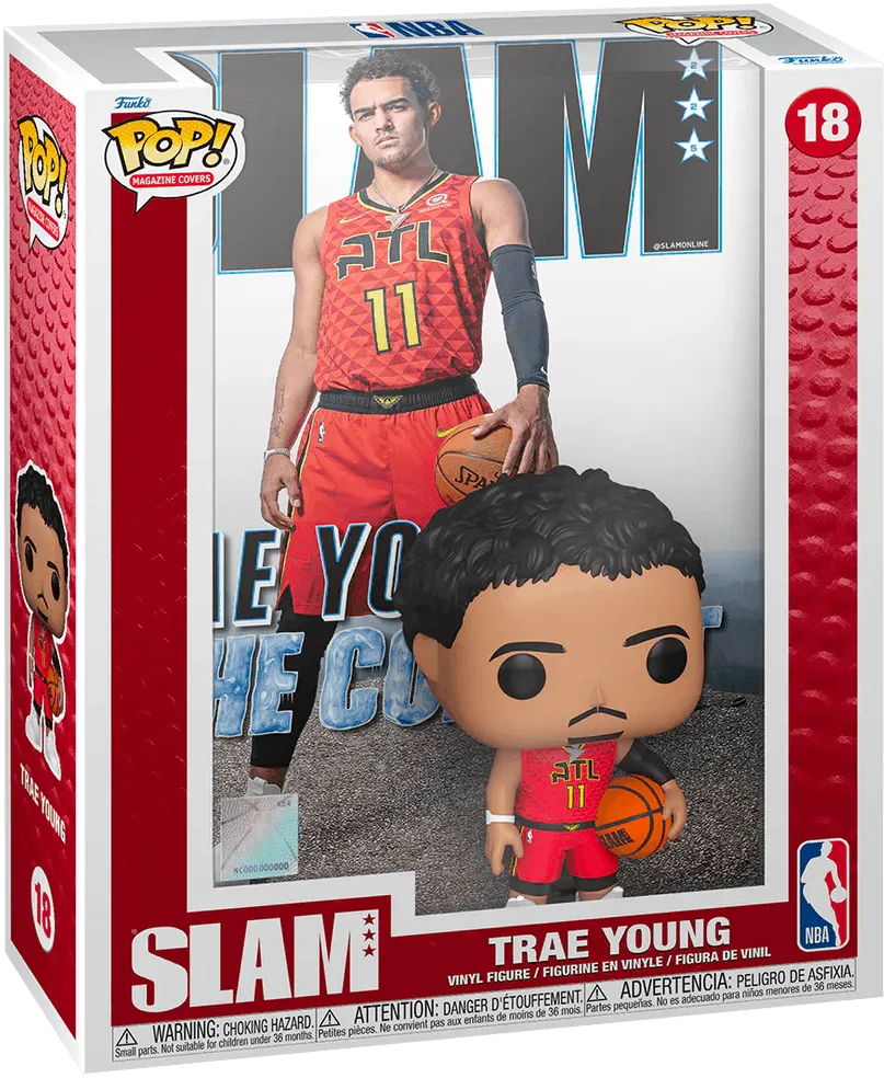 FUN75072 NBA: Slam - Trae Young Pop! Cover - Funko - Titan Pop Culture