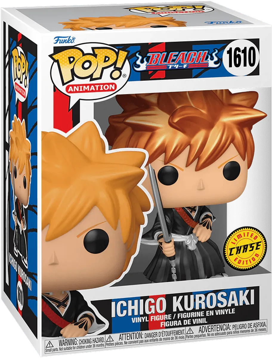 FUN75508CASE Bleach - Ichigo Kurosaki Pop! Vinyl - Chase Case - Funko - Titan Pop Culture