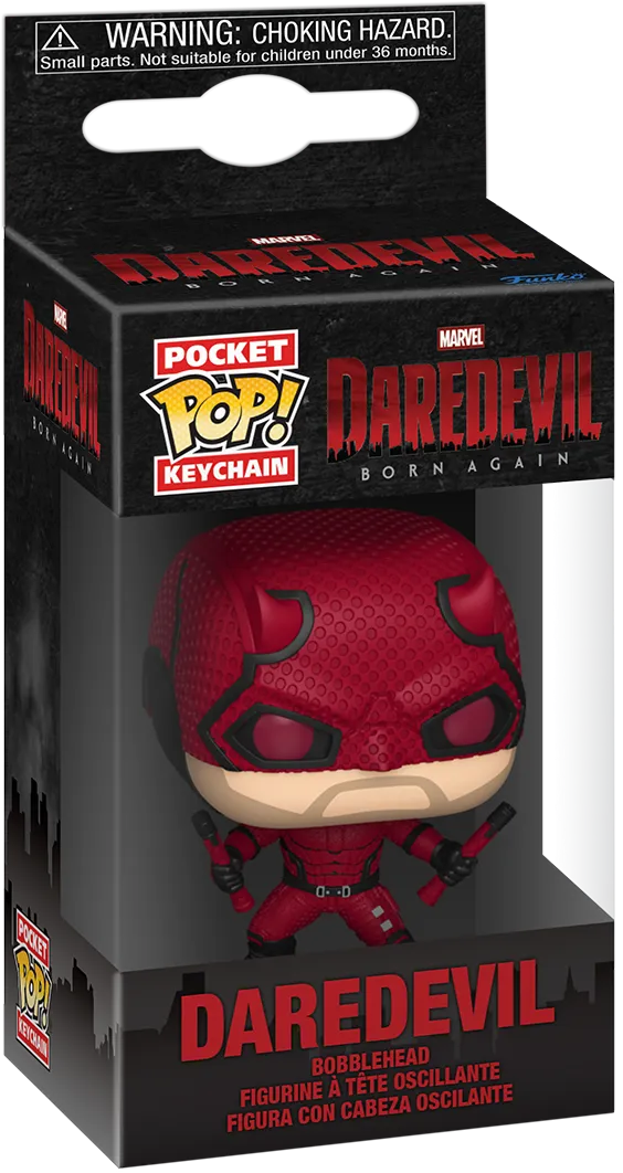 FUN75859 Daredevil: Born Again - Daredevil Pop! Keychain - Funko - Titan Pop Culture