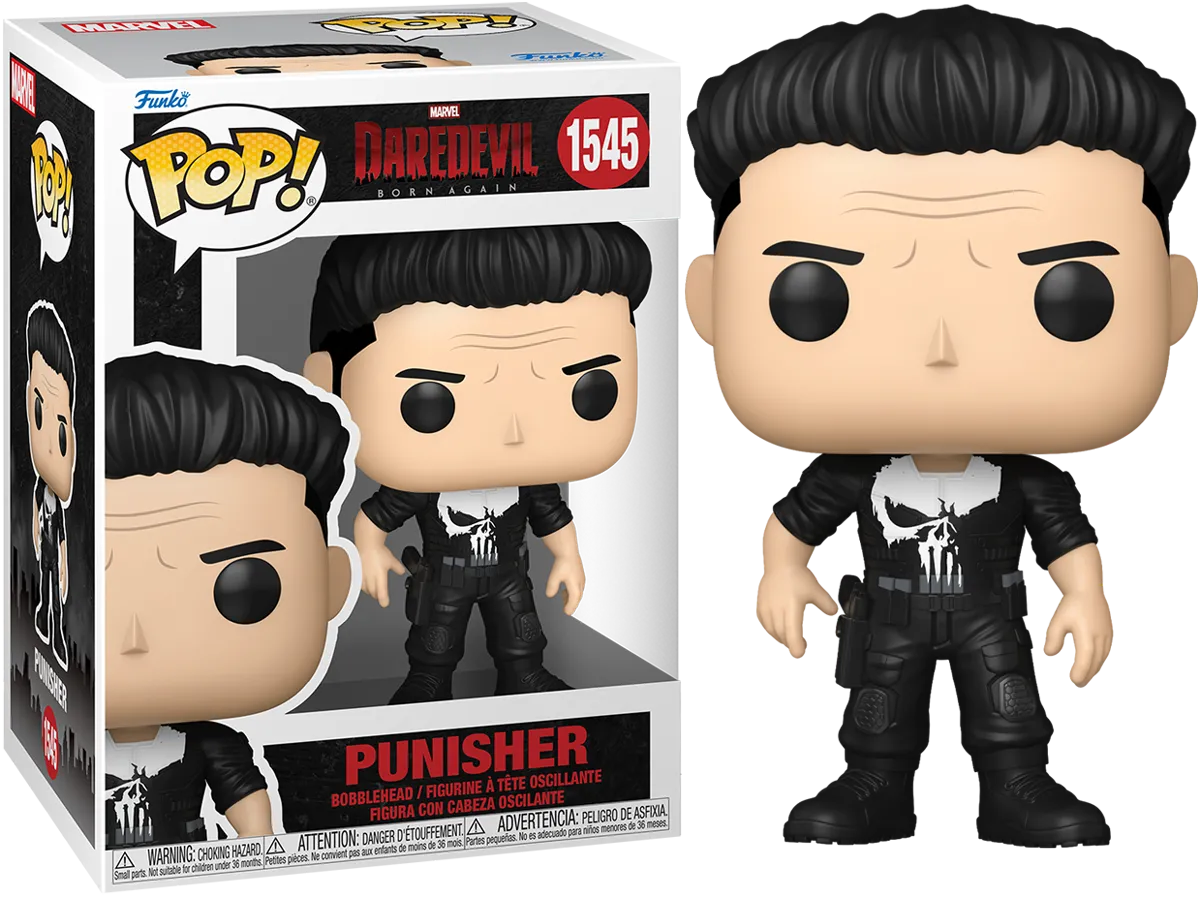 FUN75863 Daredevil: Born Again - Punisher Pop! Vinyl - Funko - Titan Pop Culture
