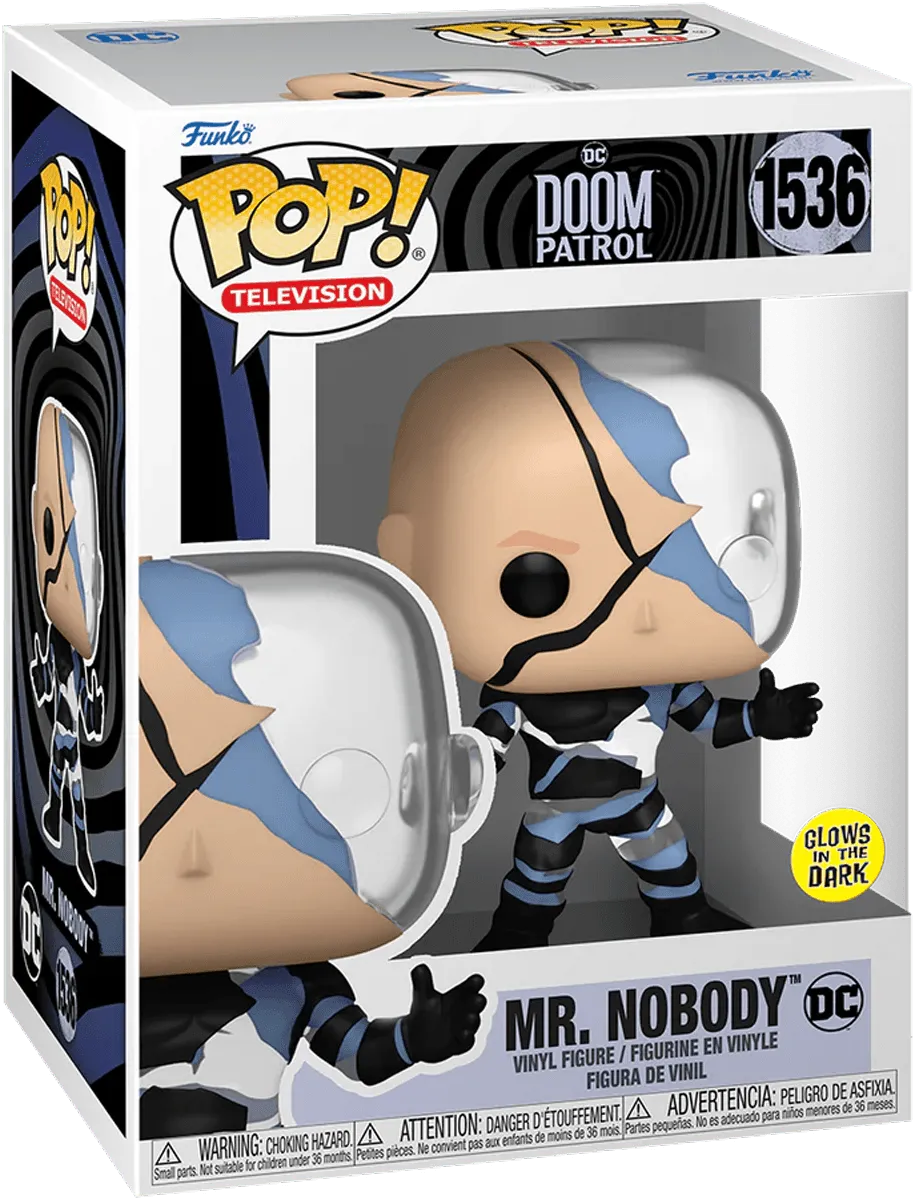 FUN75891 Doom Patrol (2019) - Mr Nobody Glow-in-the-Dark Pop! Vinyl - Funko - Titan Pop Culture
