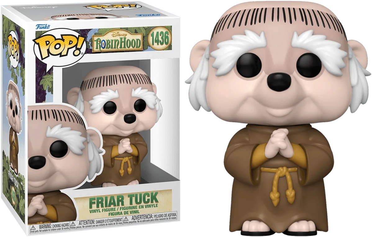 FUN75910 Robin Hood (1973) - Friar Tuck Pop! Vinyl - Funko - Titan Pop Culture