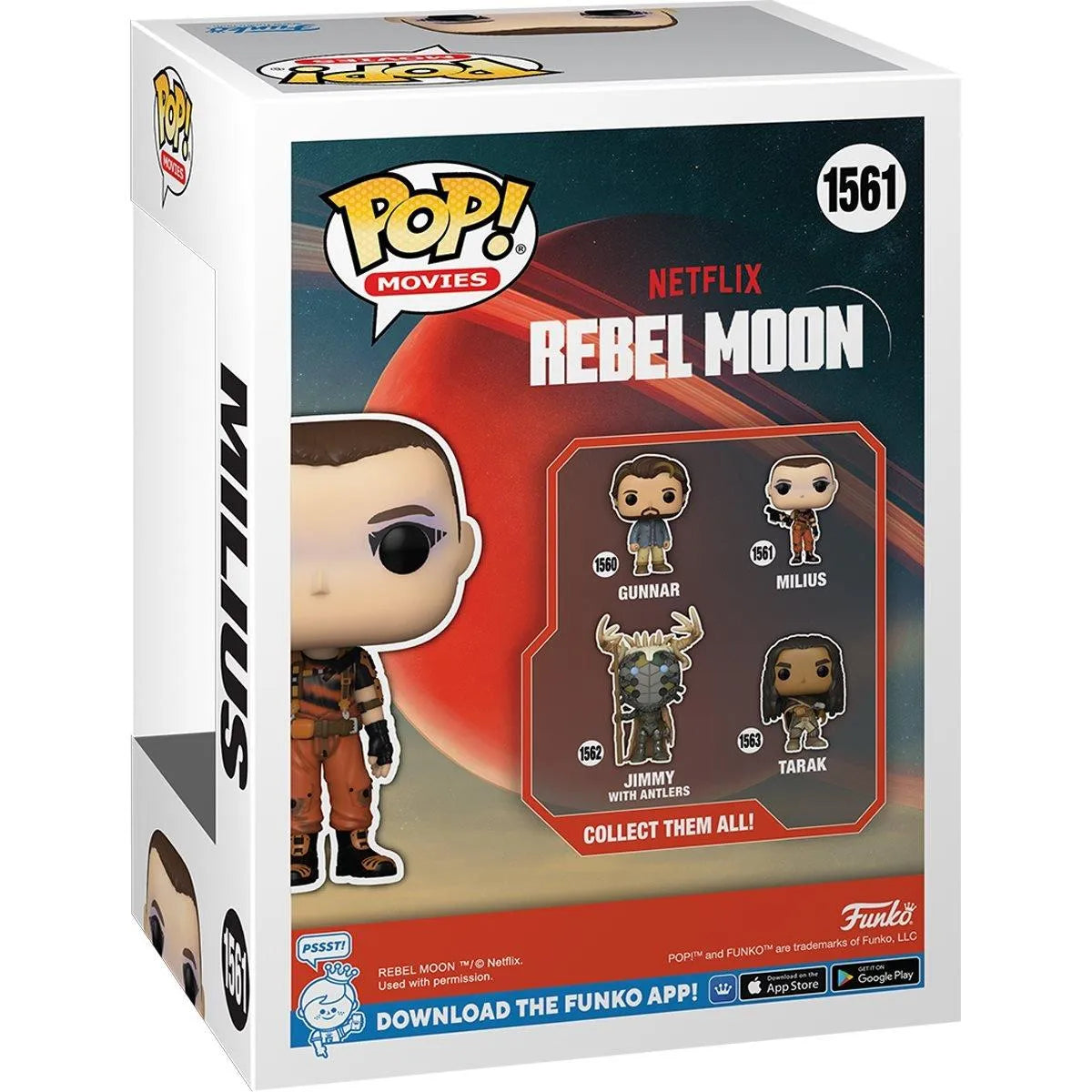 FUN75981 Rebel Moon (2023) - Milius Pop! Vinyl - Funko - Titan Pop Culture
