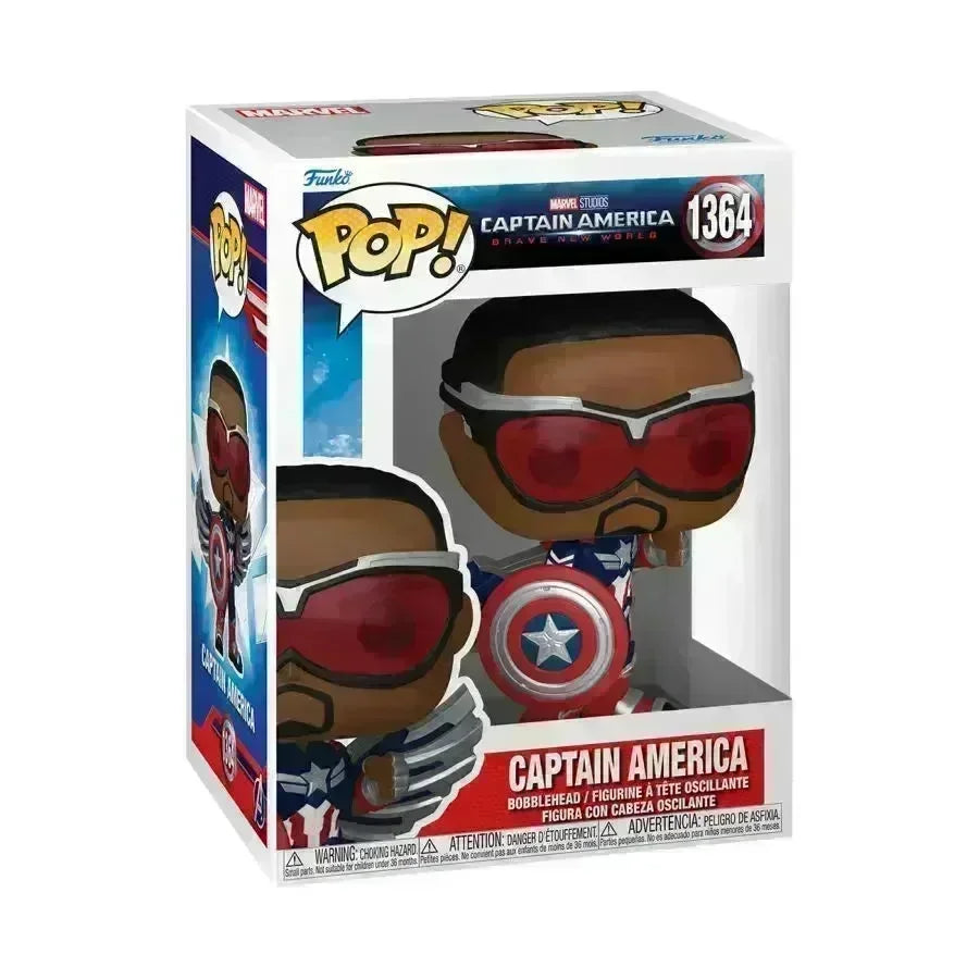 FUN75990 Captain America: Brave New World - Captain America (Sam Wilson) Pop! Vinyl - Funko - Titan Pop Culture