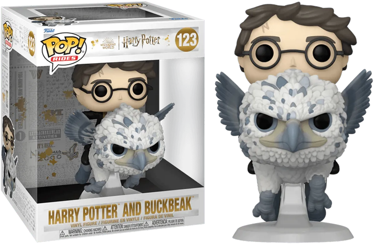 FUN76008 Harry Potter - Harry & Buckbeak Pop! Ride - Funko - Titan Pop Culture