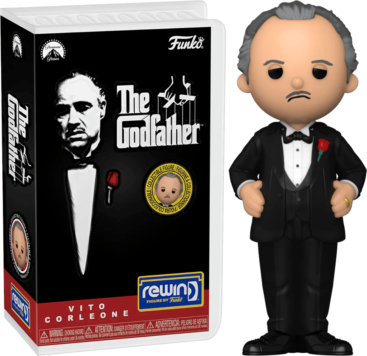 FUN76118 The Godfather - Vito Corleone Rewind Vinyl Figure - Funko - Titan Pop Culture