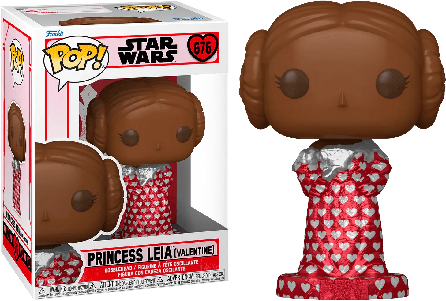 FUN76214 Star Wars: Valentines 2024 - Leia (Easter Chocolate) Pop! Vinyl - Funko - Titan Pop Culture