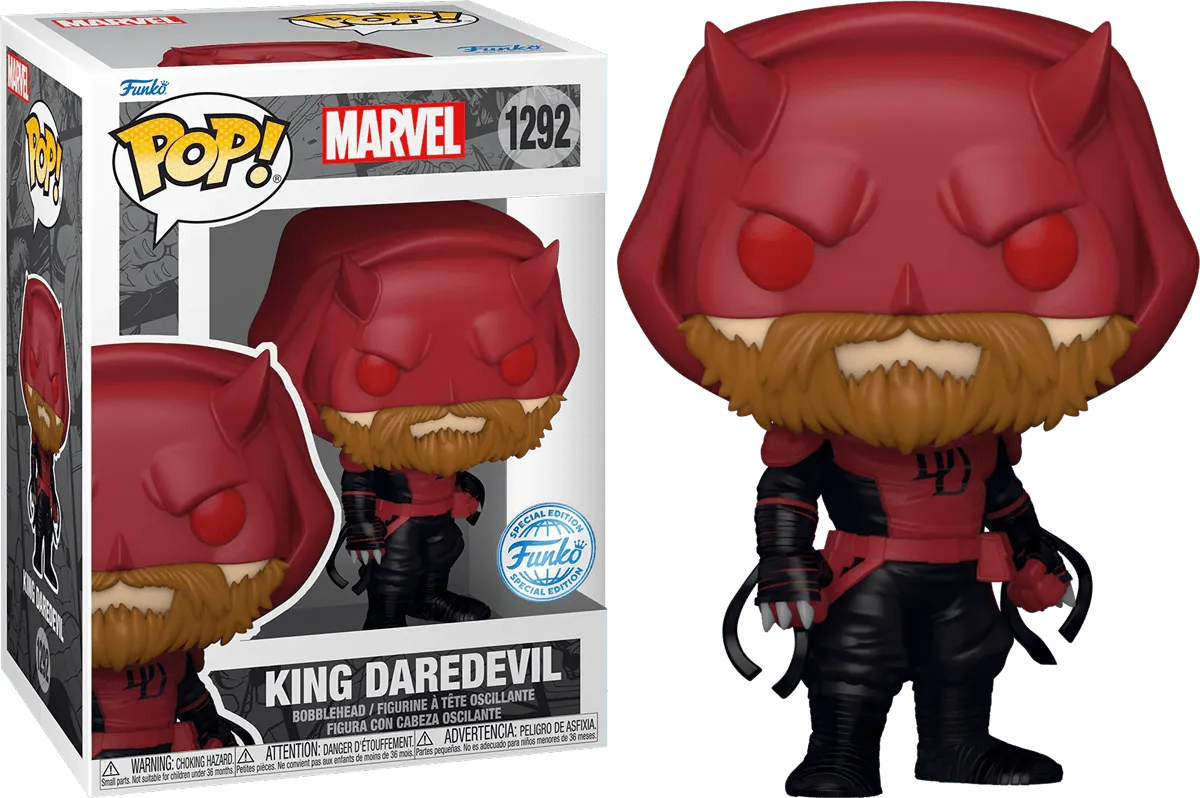 FUN76522 Marvel Comics - King Daredevil US Exclusive Pop! Vinyl [RS] - Funko - Titan Pop Culture