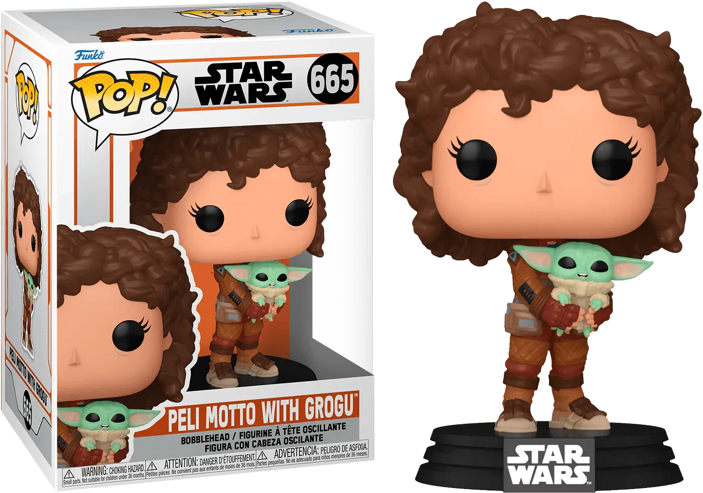 FUN76552 Star Wars: Mandalorian - Peli Motto & Grogu Pop! Vinyl - Funko - Titan Pop Culture
