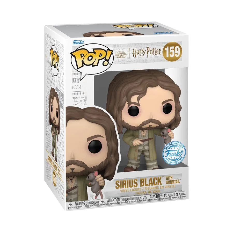 FUN76708 Harry Potter - Sirius Black with Wormtail US Exclusive Pop! Vinyl [RS] - Funko TBA - Titan Pop Culture