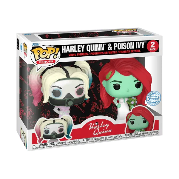 FUN76738 Harley Quinn: Animated TV Series (2019) - Harley Quinn & Poison Ivy Pop! Vinyl 2-Pack [RS] - Funko - Titan Pop Culture