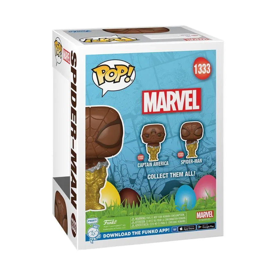 FUN77171 Marvel Comics - Spider-Man (Easter Chocolate) Pop! Vinyl - Funko - Titan Pop Culture