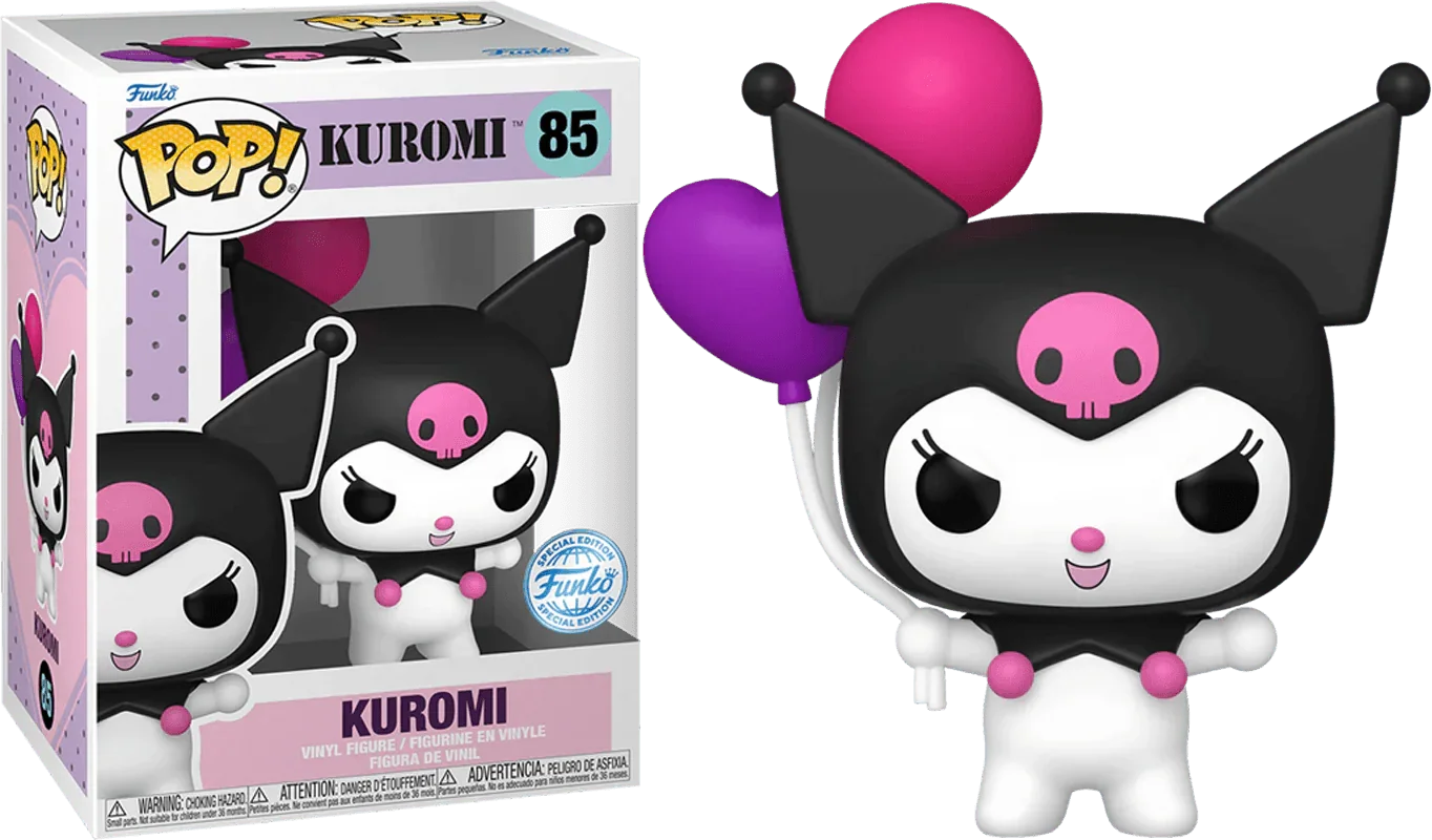 FUN77395 Hello Kitty - Kuromi (Balloons) US Exclusive Pop! Vinyl [RS] - Funko - Titan Pop Culture