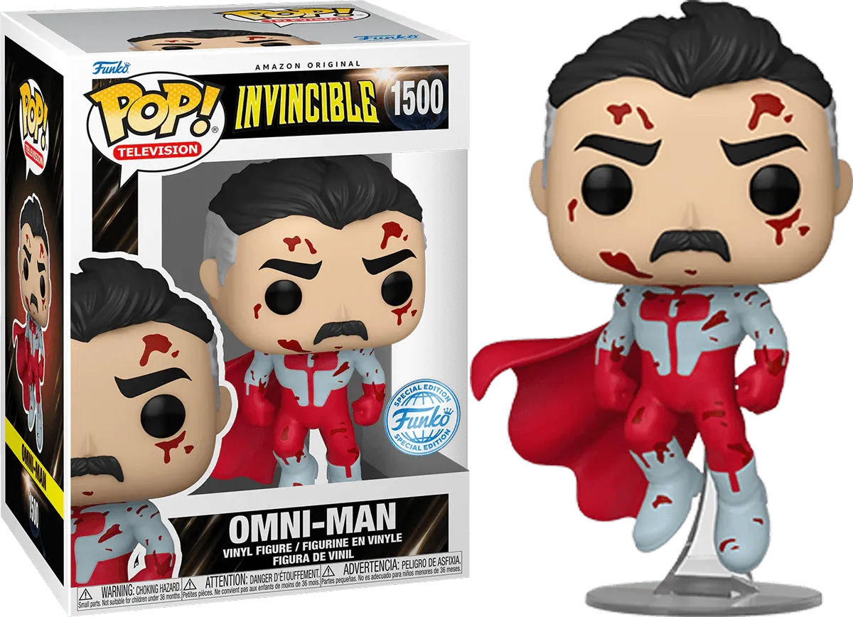 FUN77454 Invincible (TV) - Omni-Man (Battle Damaged) US Exclusive Pop! Vinyl [RS] - Funko - Titan Pop Culture