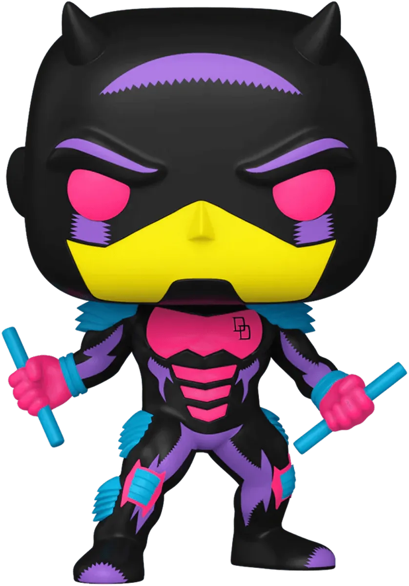 FUN77546 Marvel Comics - Daredevil (Fall from Grace) US Exclusive Blacklight Pop! Vinyl [RS] - Funko - Titan Pop Culture