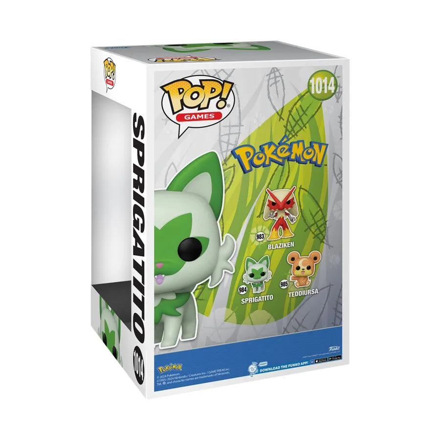 FUN77548 Pokemon - Sprigatito 10" Pop! Vinyl [RS] - Funko - Titan Pop Culture