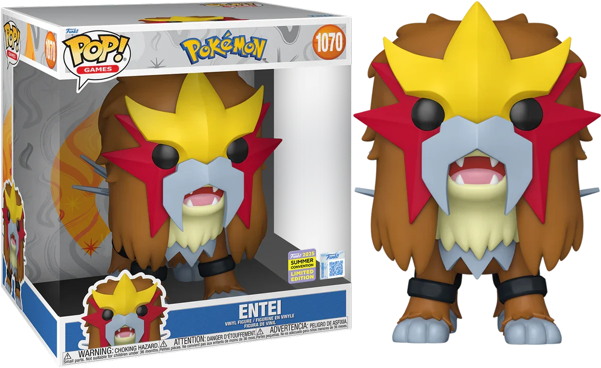 Pokemon - Entei 10" SDCC 2025 Exclusive Pop! Vinyl [RS]