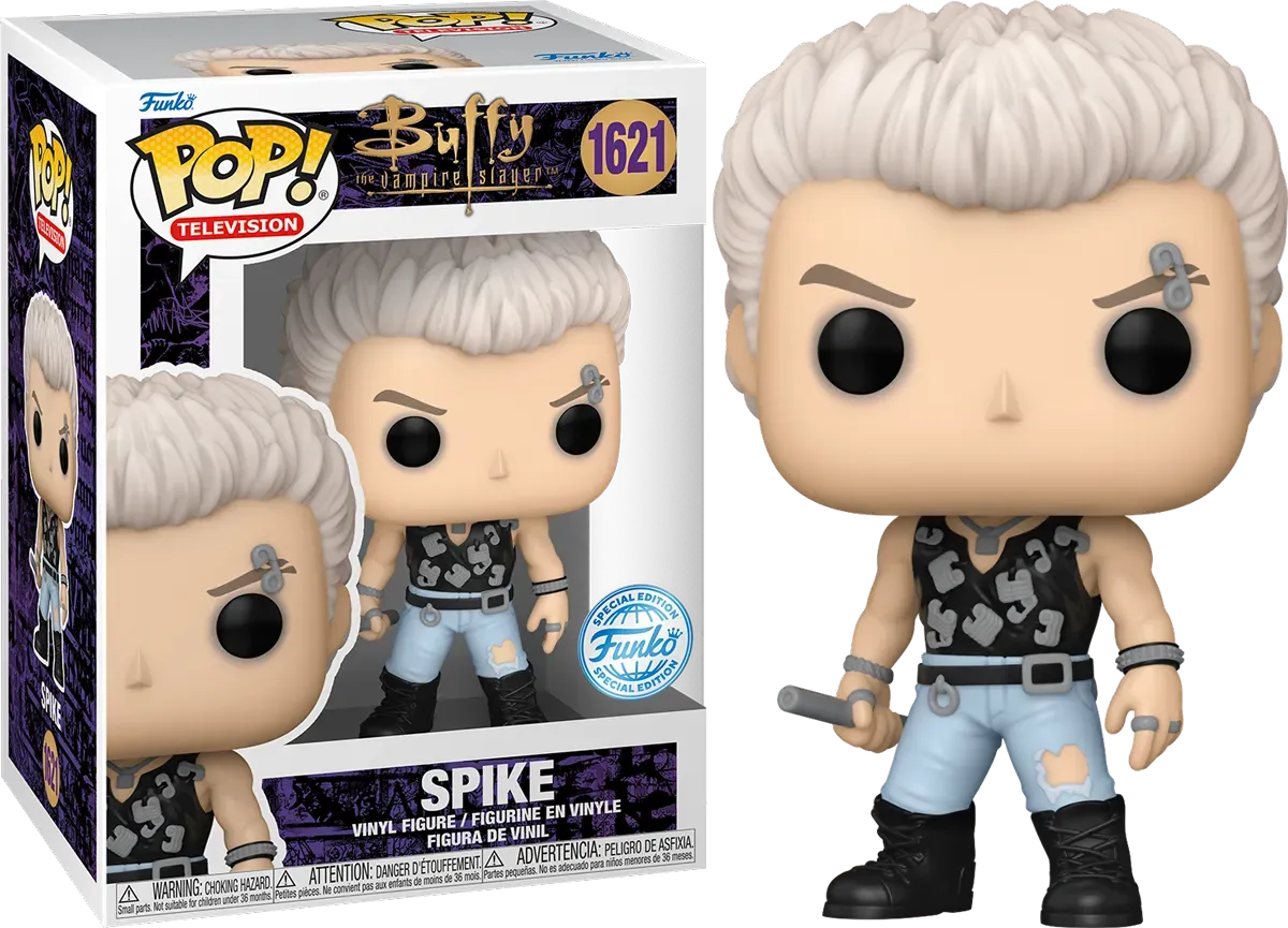 FUN78784 Buffy the Vampire Slayer - Spike (Punk) US Exclusive Pop! Vinyl [RS] - Funko TBA - Titan Pop Culture
