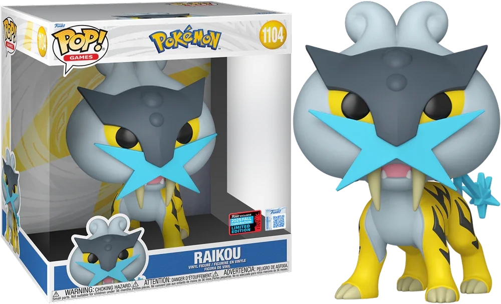 Pokemon - Raikou 10" Pop! Vinyl 2025 NYCC Exclusive [RS]