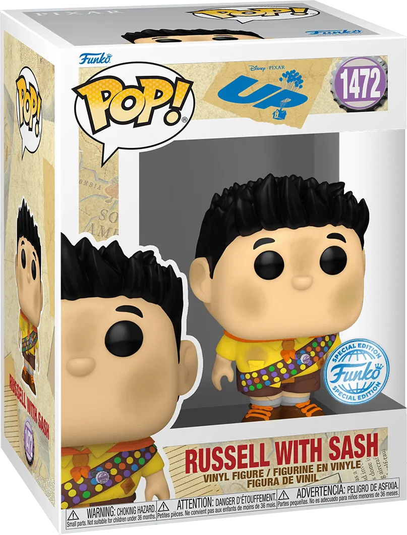 FUN79158 Up (2009) - Russel with Sash US Exclusive Pop! Vinyl [RS] - Funko - Titan Pop Culture