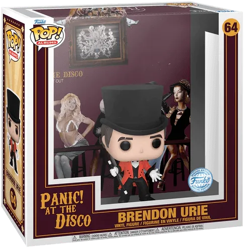 FUN79165 Panic at the Disco - Brendon Urie US Exclusive Pop! Album [RS] - Funko - Titan Pop Culture