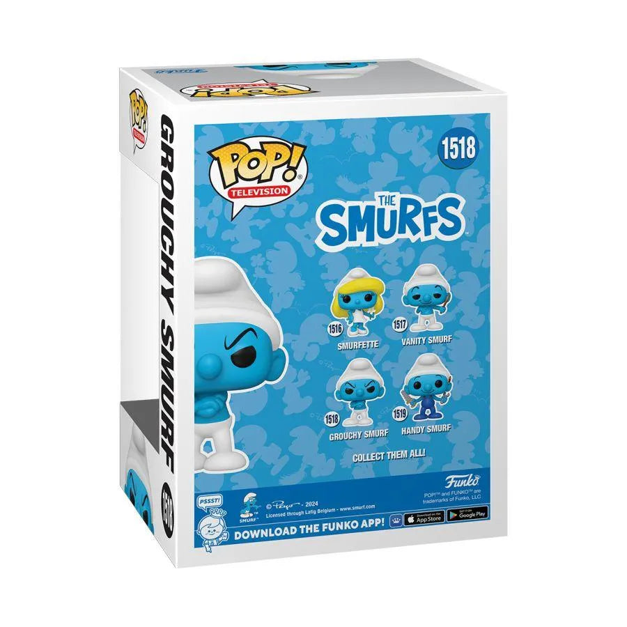 FUN79257 Smurfs - Grouchy Smurf Pop! Vinyl - Funko - Titan Pop Culture