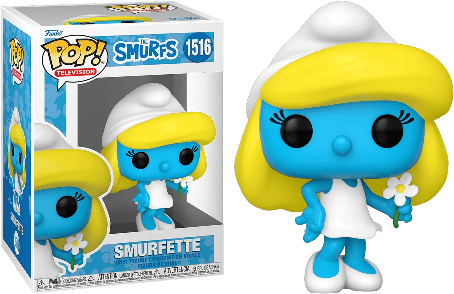 FUN79259 Smurfs - Smurfette (with chase) Pop! Vinyl - Funko - Titan Pop Culture