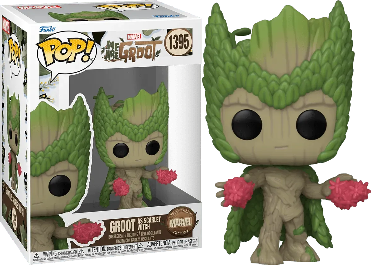FUN81338 + FUN79515+ FUN79516 + FUN79517 + FUN79518 + FUN79519 + Marvel 85th Anniversary: We Are Groot - Groot to the Rescue Pop! Vinyl Bundle (Set of 6) - Funko - Titan Pop Culture