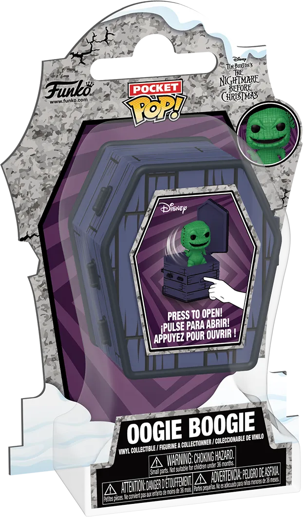 FUN79911 The Nightmare Before Christmas - Oogie Boogie Pocket Coffin Poppers! - Funko - Titan Pop Culture