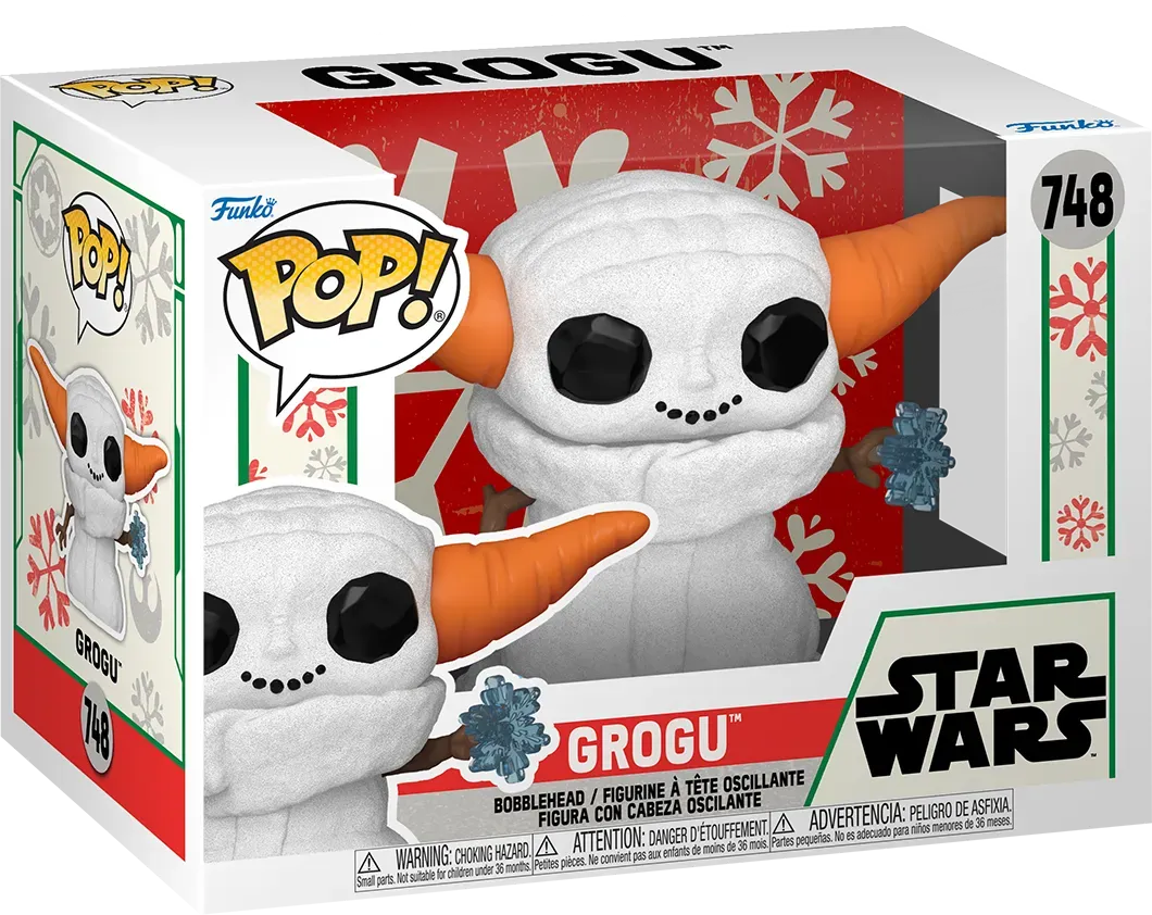 FUN80011 Star Wars: The Mandalorian - Snowman Grogu (Holiday) Pop! Vinyl - Funko - Titan Pop Culture