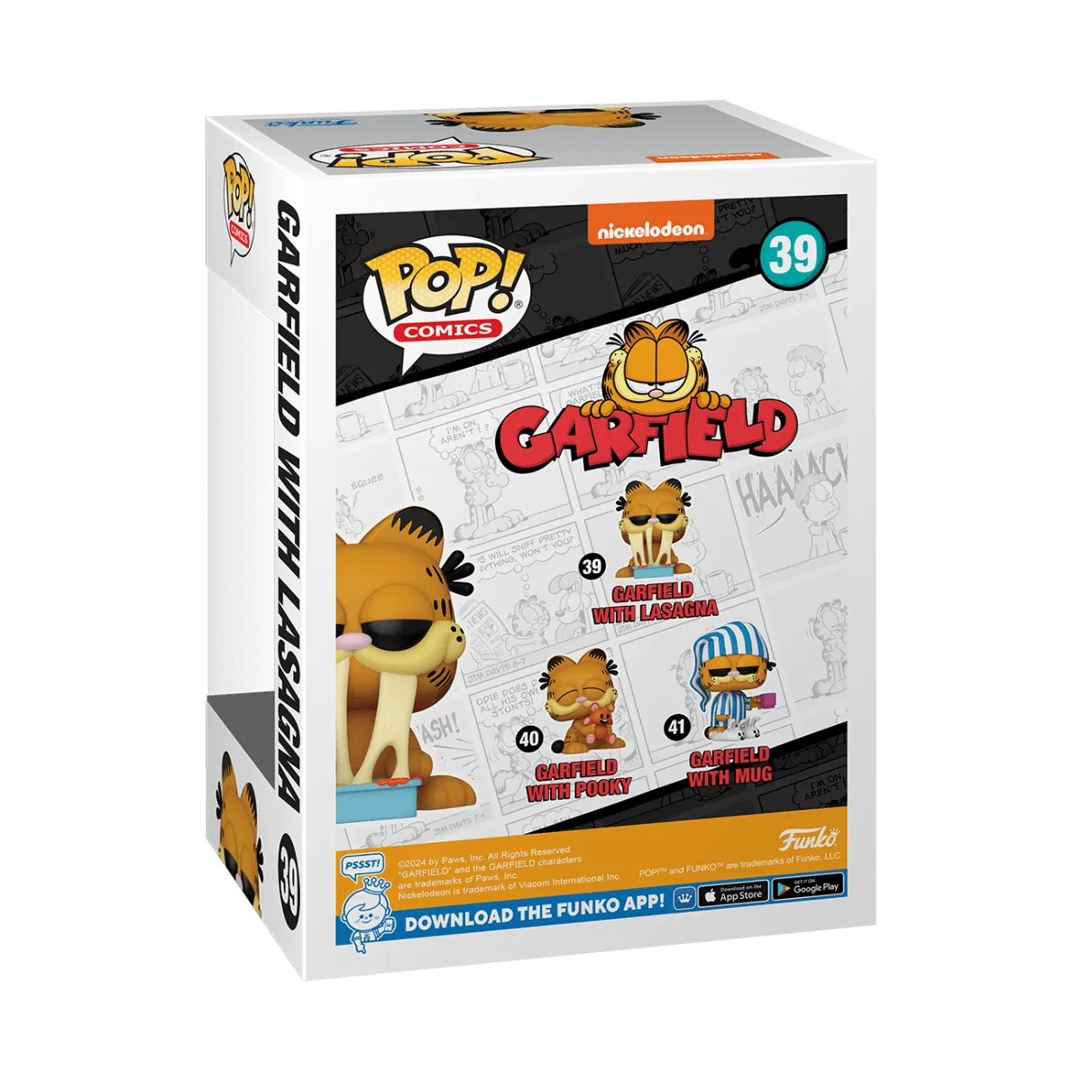 FUN80161 Garfield - Garfield with Lasagna Pop! Vinyl - Funko TBA - Titan Pop Culture