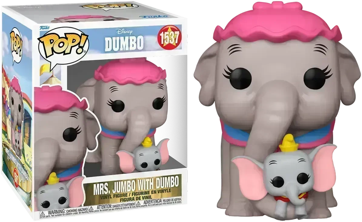 FUN80209 Dumbo (1941) - Mrs. Jumbo with Dumbo 6" Pop! Vinyl - Funko - Titan Pop Culture