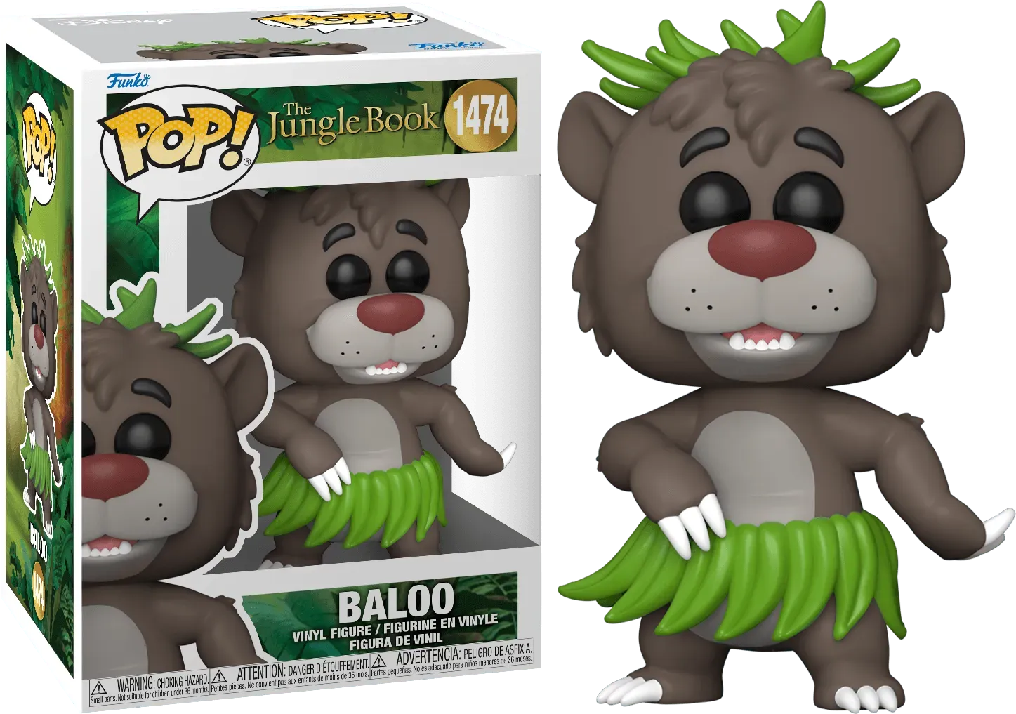 FUN80788 + FUN80787 + FUN80786 The Jungle Book (1967) - Bare Necessities Pop! Vinyl Bundle (Set of 3) - Funko - Titan Pop Culture