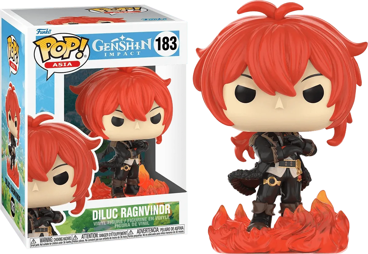 FUN80895 Genshin Impact - Diluc Ragnvindr Pop! Vinyl - Funko - Titan Pop Culture
