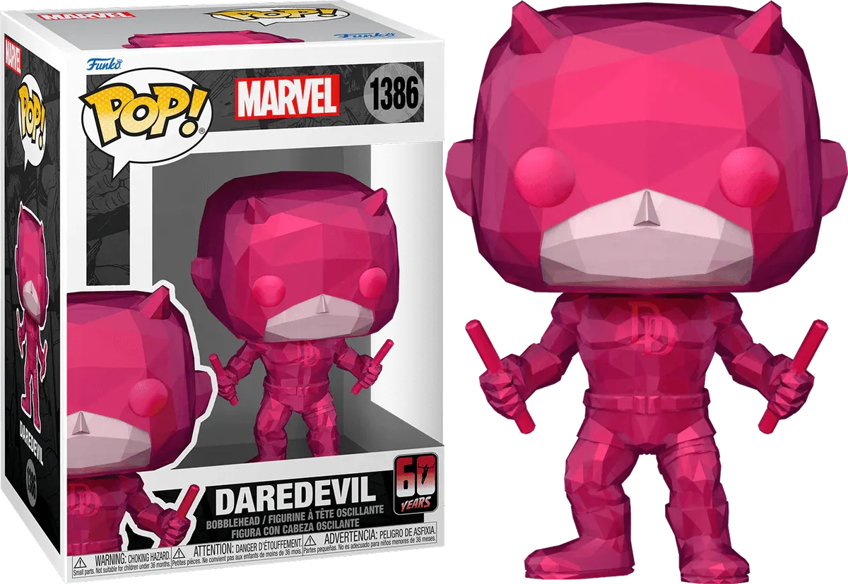 FUN81049 Daredevil: 60th Anniversary - Daredevil (Facet) Pop! Vinyl - Funko - Titan Pop Culture